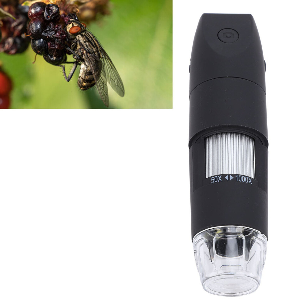 Usb Microscope 2Mp 1080P 50-1000X 0-40Mm Black 3171332920926