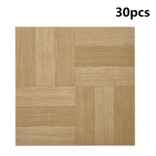(Light Oak, 30pcs) 12in Wood Grain Parquet Self-adhesive Flooring Tiles
