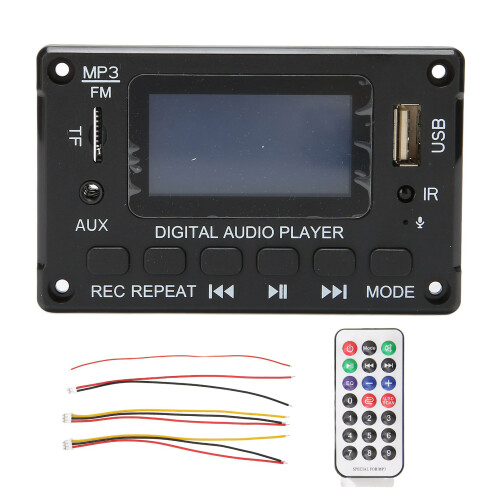 Placa de decodificación Bluetooth con pantalla LCD 160mAh negro 1