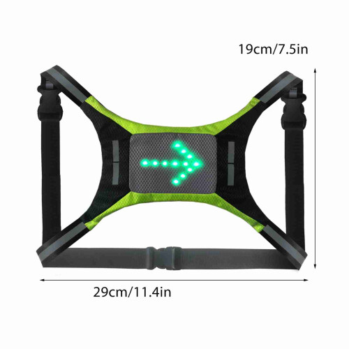 Gilet LED USB 500 mAh 29 x 19 x 1,5 cm Jaune Télécommande 1