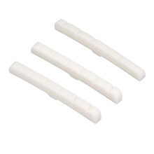 3 pezzi di capotasto per 6 corde, in osso, 43x3,3x4 mm Tele