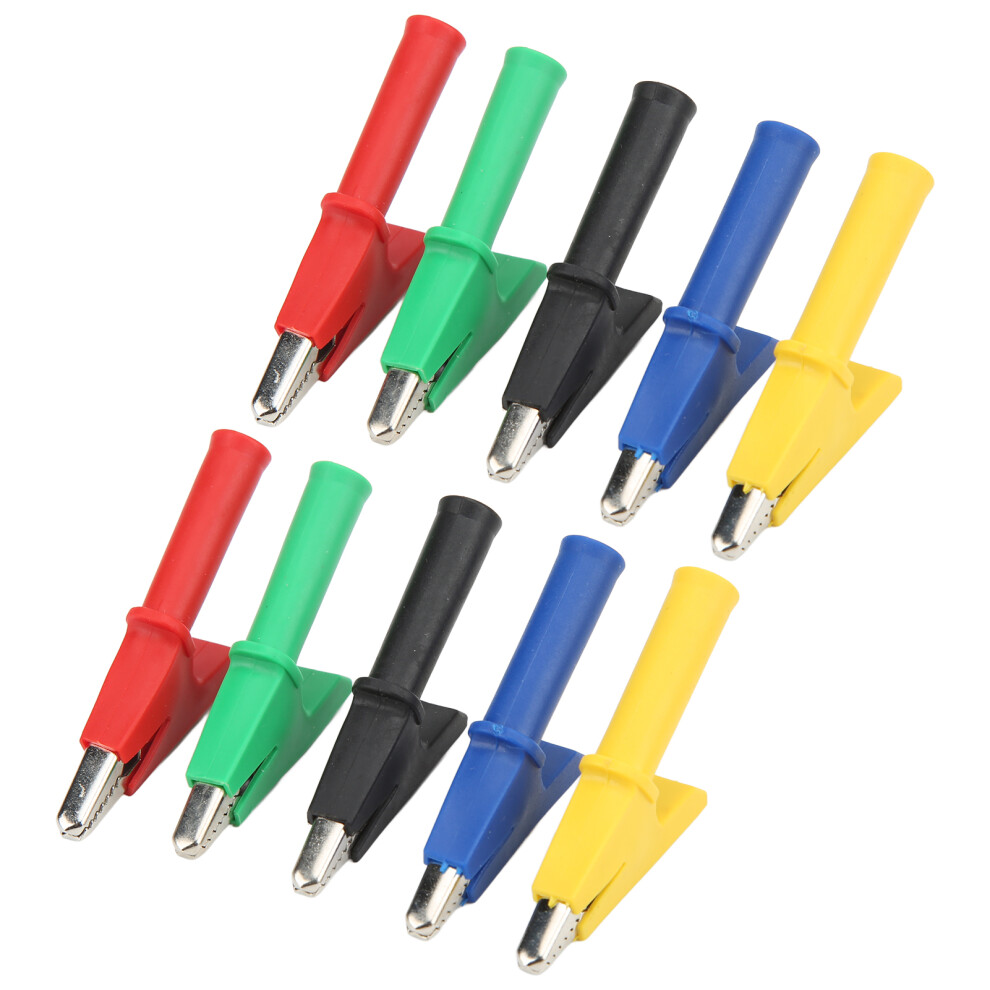 60049 Crocodile Clip Insulated Test Clamp 10A 10Mm Opening, Multiple Colors 6921332925004