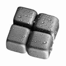 Piedras para whisky Pure Ti 26 x 26 x 24mm 4 piezas 25 g