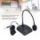 Microfono a collo d'oca 41cm 2xAA XLR Argento 6