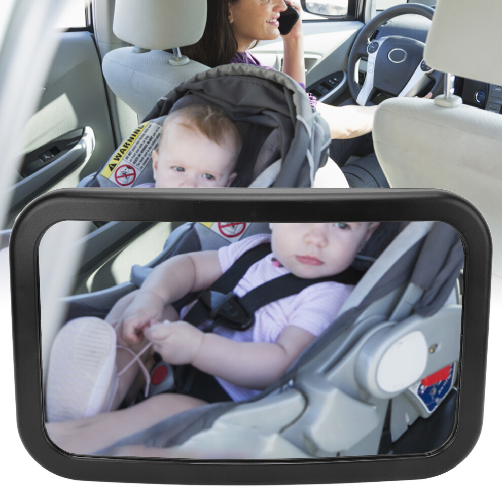 Baby Car Mirror 360 Rotate Shatterproof Clear View for Trucks & SUVs