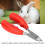 Multifunctional Piglets Teeth Clipper - Red Stainless Steel & Plastic 4