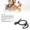 G Shape 3,5 mm Ohrhaken-Earpiece Schwarz, iOS/Android 4