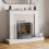 Tapton 3 Panel Folding Fire Screen Guard Black 1