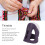 Purple Silicone Thimble - Large Breathable Cross Stitch & Quilt Protector 5