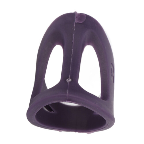 Purple Silicone Thimble - Large Breathable Cross Stitch & Quilt Protector 2