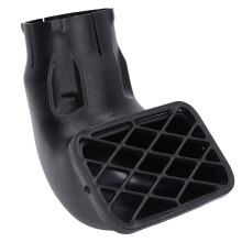 Tête de snorkel automobile LLDPE noire 3,5 pouces universelle