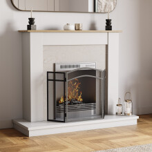 Milton 3 Panel Folding Fire Guard - Fireplace Screen