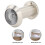 Œil de porte HD 200 grand angle argenté 4