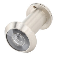 Spioncino per porta con lente HD, 200, argento, 360