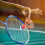 3pcs Nylon Badminton Shuttlecocks, White, Yellow, Orange, 7.5cm 8