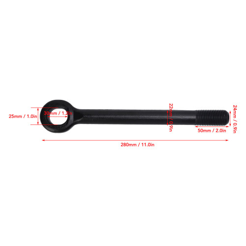 Front Tow Hook Eye Forged Steel Replacement for Kia Soul 2014-2019 1