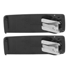 2 Stück Gürtelclip für MTP8500/MTP8550, schwarz