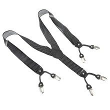 Y Shaped Men's Suspenders 3.5x110cm Adjustable Ergonomic Clothing Accessory