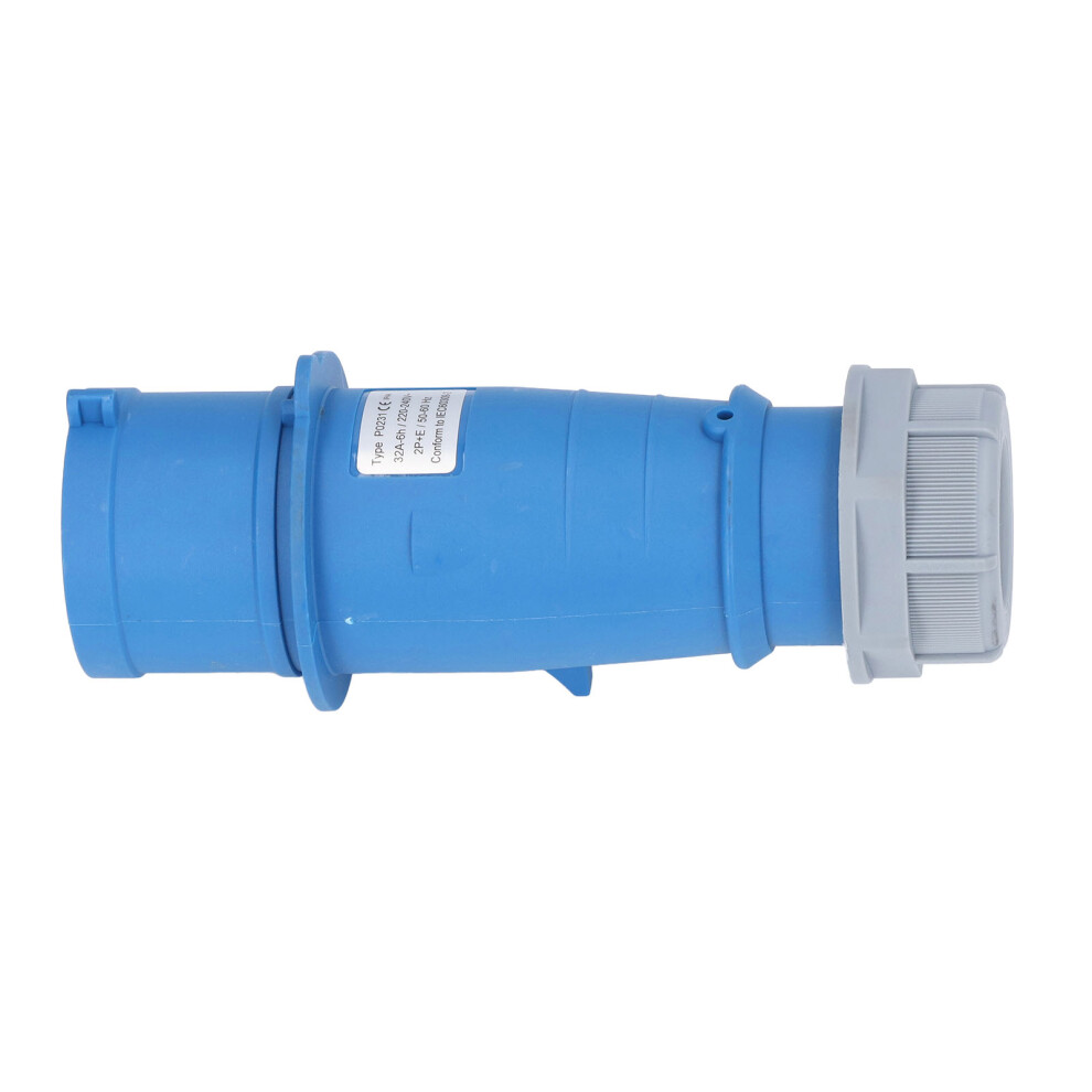 IP44 32A AC 220-240V Industrial Socket with Brass Contacts 2P+E
