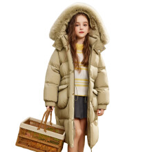 (Green, 13-15Years) Kids Girls' Coats Padded Winter Warm Jackets UK