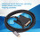 Cable USB-C 3.1 a DVI de 190 cm, tipo-C a DVI transparente. 12