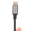 Cable USB-C 3.1 a DVI de 190 cm, tipo-C a DVI transparente. 11