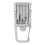 Outdoor 12-in-1 Keychain Multitool Durable Stainless Steel Design 8