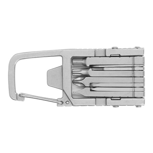 Outdoor 12-in-1 Keychain Multitool Durable Stainless Steel Design 2