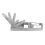 Outdoor 12-in-1 Keychain Multitool Durable Stainless Steel Design 15