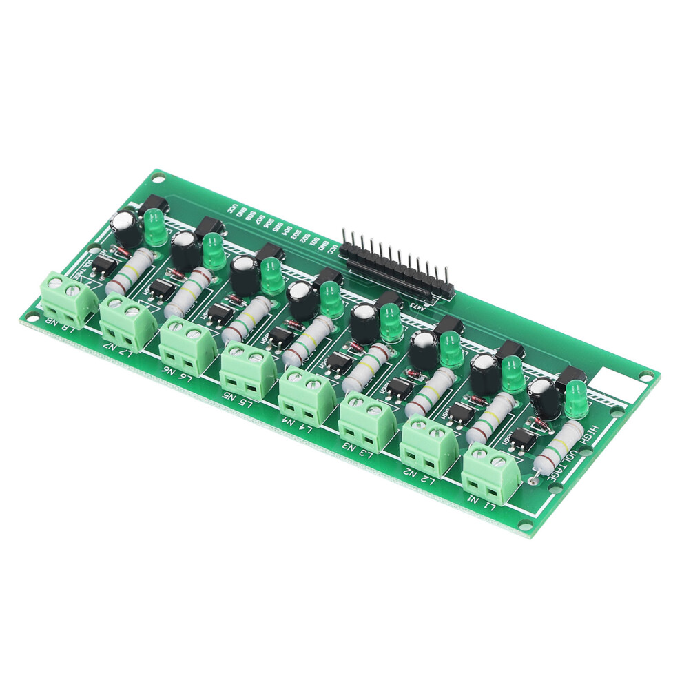 8-Channel Diy Optocoupler Isolation Board For Plc 220V Ac Voltage Detection 4201332950445