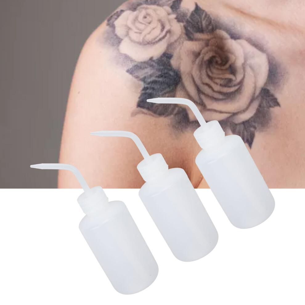 3pcs 250ml Tattoo Squeeze Bottles for Soap & Wash - Essential Accessories