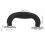 Durable Vintage Plastic Luggage Handles 5Pcs Ergonomic Design Black 6