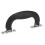 Durable Vintage Plastic Luggage Handles 5Pcs Ergonomic Design Black 9