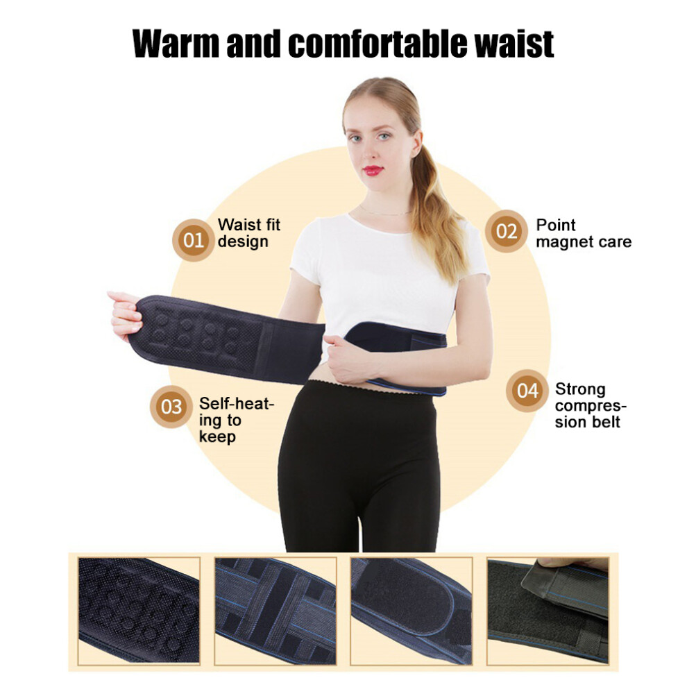 Lumbar Support Belt with Magnets for Pain Relief All Sizes