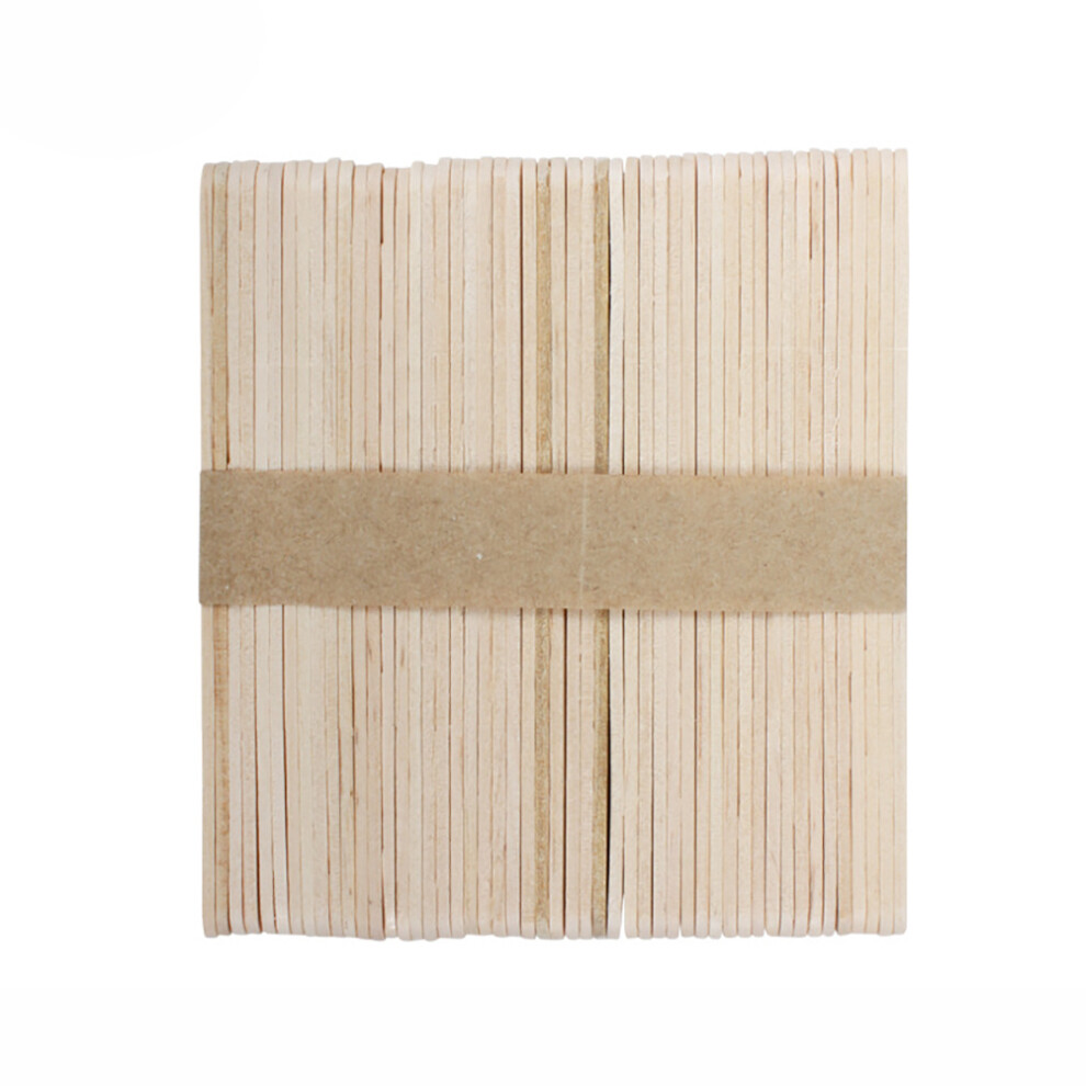 50Pcs Wooden Waxing Spatulas for Hair Removal, Facial & Body Applicators