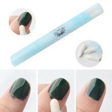 4 piezas de bolígrafos correctores de uñas recargables de 12,8  1,46 cm