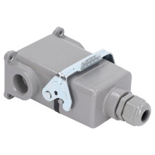 HDC-HE-006-4-PG13.5 Connecteur IP65 en aluminium de 16 A