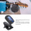 ABS Clip On Guitar Tuner, Auto Shut-Off, Digital, Black 3