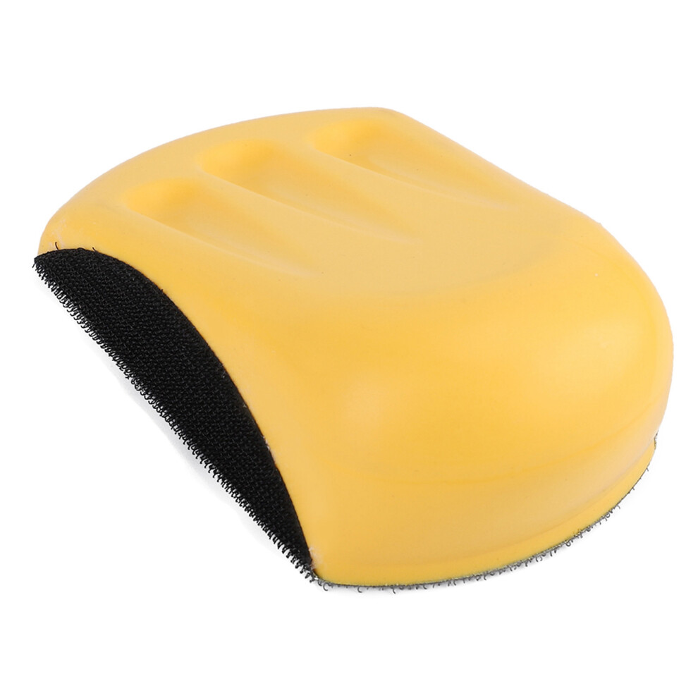 Pu Foam Sanding Block 5In 125Mm Hook Loop Ergonomic Hand Tool 3741332967438