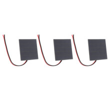 3 Stück Kleine Solarzellen Sets Professionelle 1W Monokristallines Silizium Hoch Effiziente DIY Solarpanel-Kits für Lehrzwecke Geräte Photo