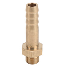 Adaptateur de réservoir à gaz argenté de 10 mm avec 2 anneaux en caoutchouc