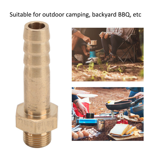 Lightweight 10mm Gas Valve Adapter with Extra Rubber Rings for Camping 2