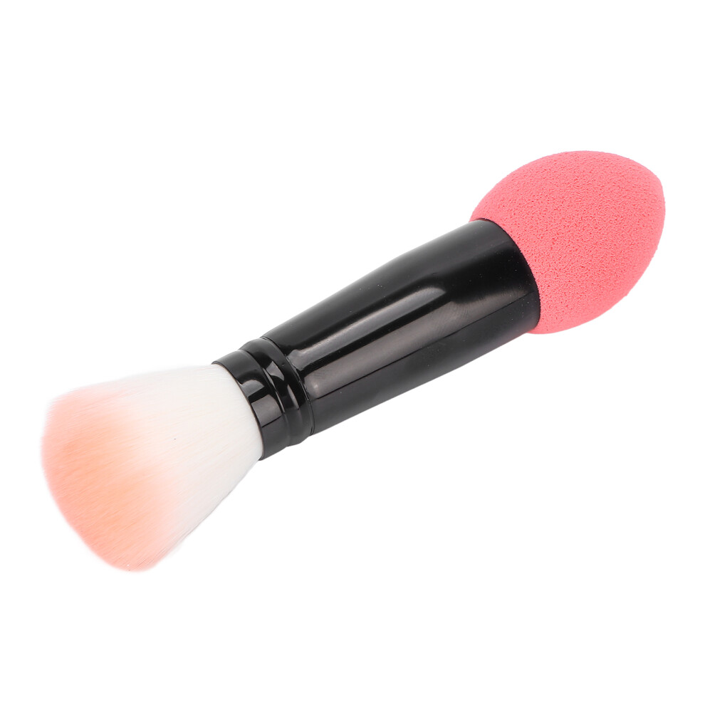 Red Multifunction Blush Brush Double Head Soft Fluffy Fiber Rose