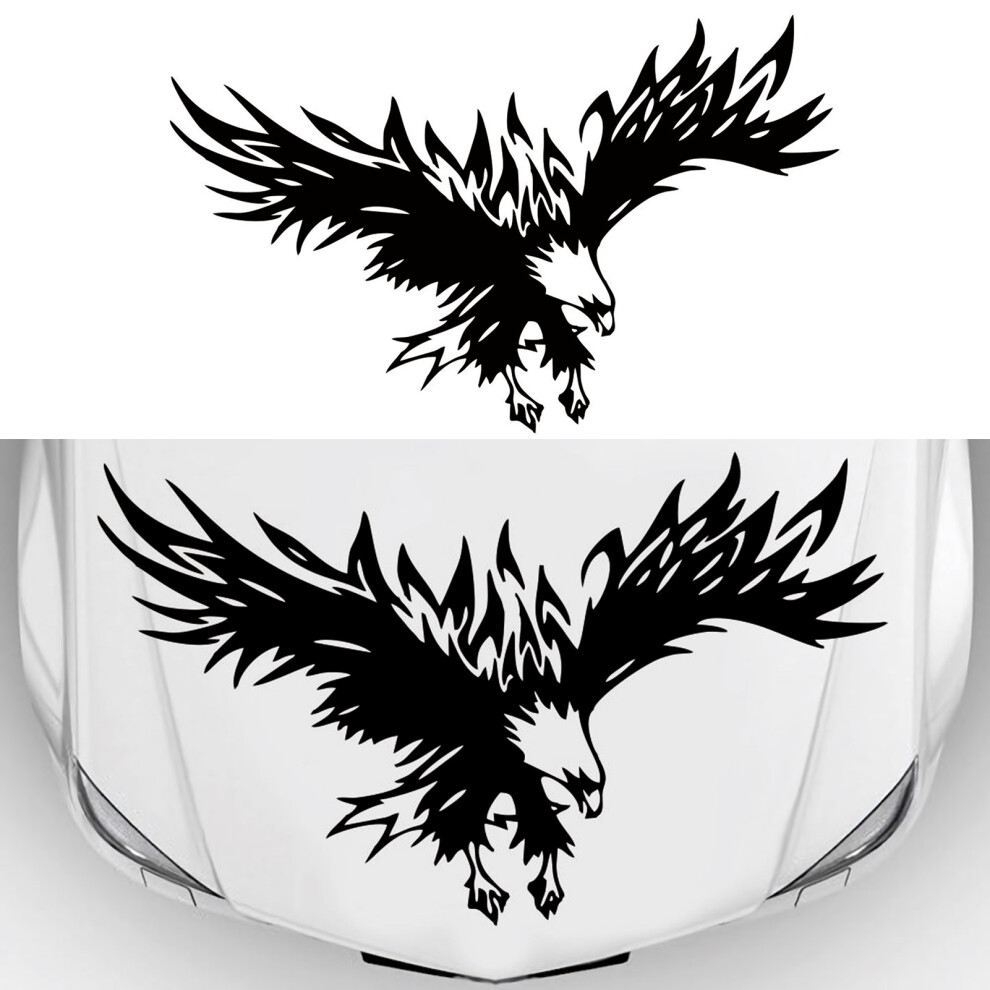 Durable Eagle Vinyl Car Decal - Sun-Proof Sticker For Vans And Jeeps 8401332971143