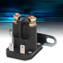 Brass and ABS Solenoid Starter for Tractor 75x55x55mm Black