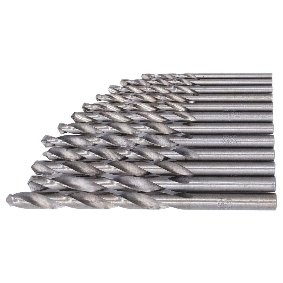 13Pcs Hss Twist Drill Bits Set 1.5Â6.5Mm Silver With Case 4981332972646