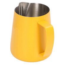 Jarra espumadora de leche de 400ml 9.5x11cm Amarilla