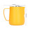 Jarra espumadora de leche de 400ml 9.5x11cm Amarilla 4