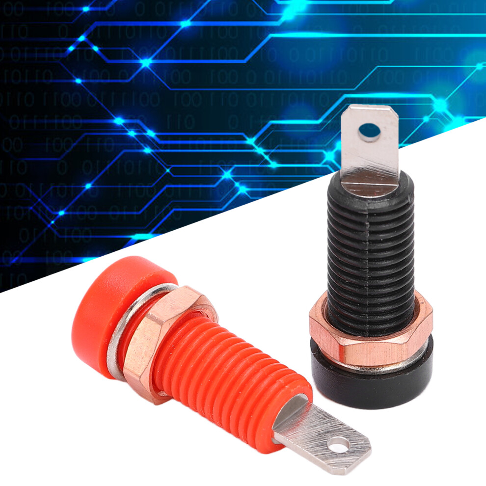Reliable 10Pcs 4Mm Banana Plugs Brass Material For 30V-60V Max 24A Usage 4981332975906