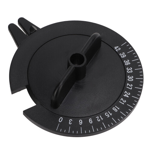 Black Plastic Badminton Racket String Tension Meter, 91g, Durable Tool